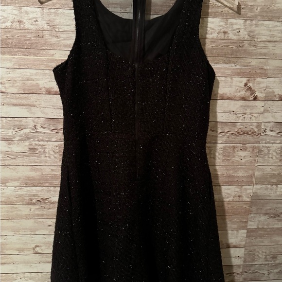 Jennifer Lopez Sz 8 Elegant Black Bling Party Dress Polyester EUC - Picture 4 of 4